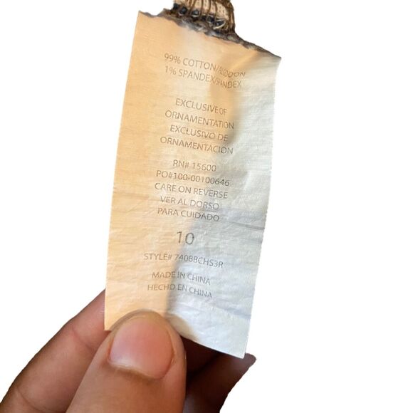 Technology by Recreation Jean Women Sz 10 Crop Flexi-Fit Elastic Waist High Rise - Picture 8 of 10